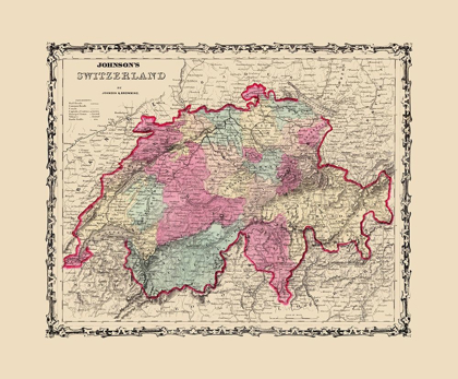 Picture of SWITZERLAND - JOHNSON 1860