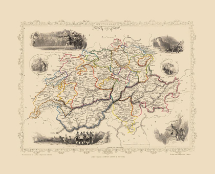 Picture of SWITZERLAND - TALLIS 1851