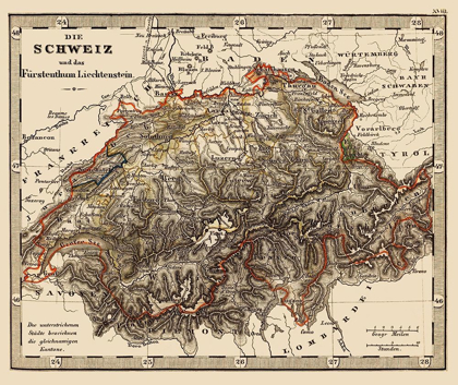 Picture of LIECHTENSTEIN SWITZERLAND - STIELER 1852