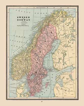 Picture of SWEDEN NORWAY - CRAM 1888