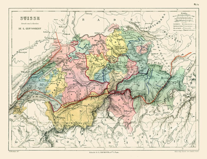 Picture of SWITZERLAND - CORTAMBERT 1880