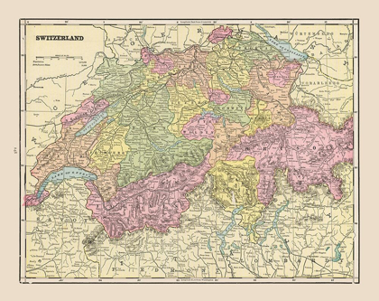 Picture of SWITZERLAND - CRAM 1892