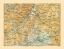 Picture of VAL ROSEG REGION SWITZERLAND - BAEDEKER 1921
