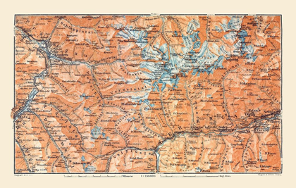 Picture of EASTERN SWITZERLAND - BAEDEKER 1921