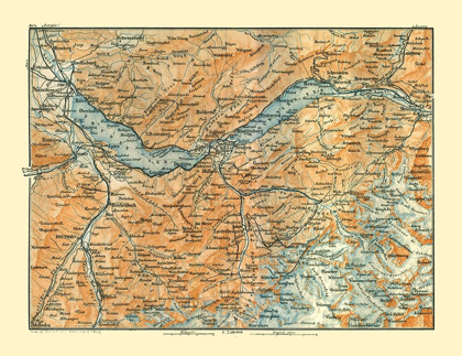 Picture of SWITZERLAND - BAEDEKER 1921