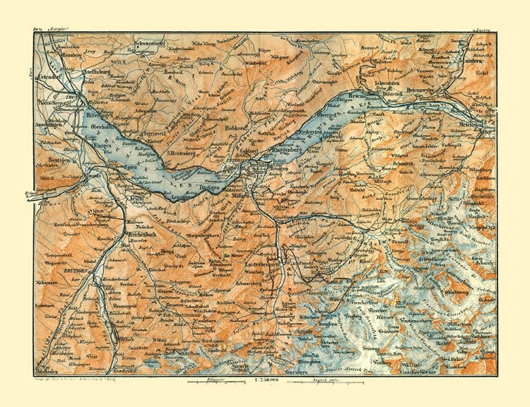 Picture of SWITZERLAND - BAEDEKER 1921