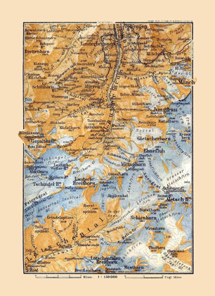 Picture of SWITZERLAND - BAEDEKER 1921