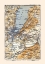 Picture of GENEVA REGION SWITZERLAND FRANCE - BAEDEKER 1921