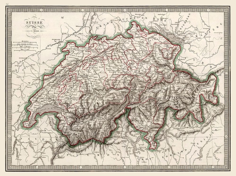 Picture of SWITZERLAND - MONIN 1839