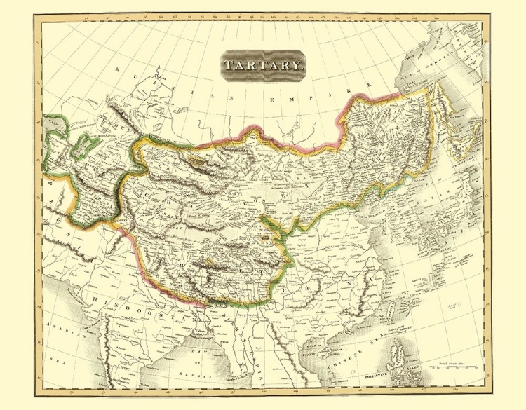 Picture of TARTARY REGION ASIA - THOMSON 1814