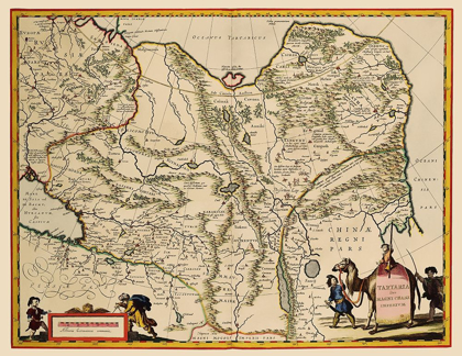 Picture of TARTARY REGION ASIA - BLAEU 1630