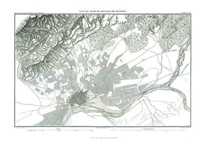 Picture of BATTLE OF TALAVERA, FIELD PLAN - THIERS 1866