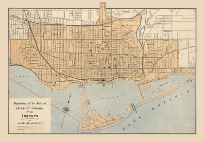 Picture of TORONTO CANADA - WHITE 1906