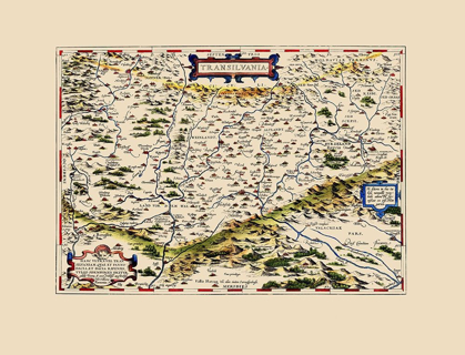 Picture of TRANSYLVANIA ROMANIA - ORTELIUS 1612