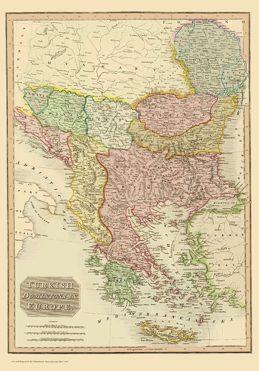 Picture of EUROPE TURKEY - THOMSON 1815