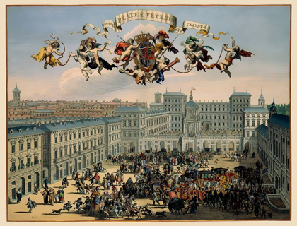 Picture of PIAZZA CASTELLO TURIN ITALY - DEHOOGHE 1682