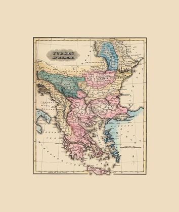 Picture of EUROPE TURKEY - LUCAS 1823