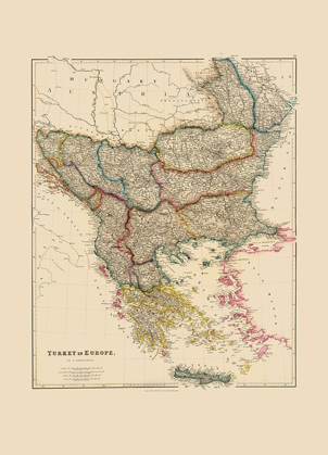Picture of EUROPE TURKEY - ARROWSMITH 1844
