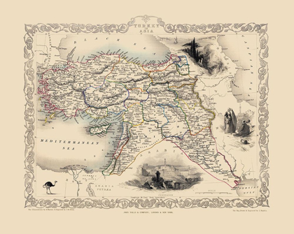 Picture of ASIA TURKEY - TALLIS 1851