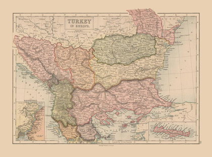 Picture of EUROPE TURKEY - BLACK 1867