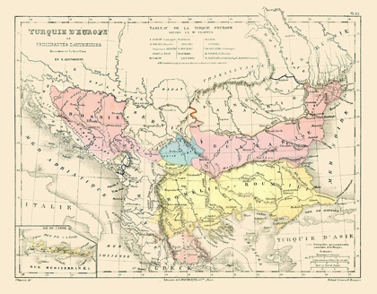Picture of EUROPE TURKEY - CORTAMBERT 1880