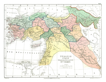 Picture of ASIA TURKEY - CORTAMBERT 1880