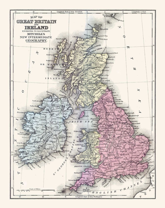 Picture of GREAT BRITAIN IRELAND - MITCHELL 1877