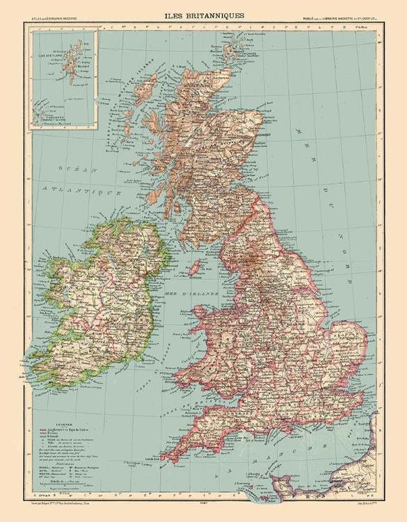 Picture of BRITISH ISLES GREAT BRITAIN IRELAND - SCHRADER