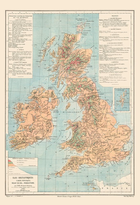 Picture of BRITISH ISLES GREAT BRITAIN IRELAND - DRIOUX 1882