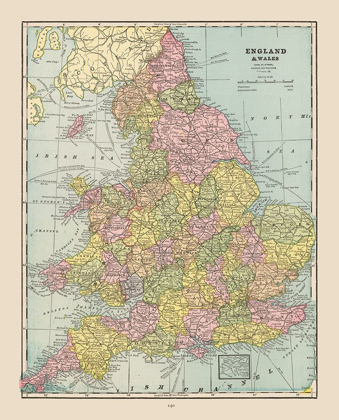Picture of ENGLAND WALES - CRAM 1892