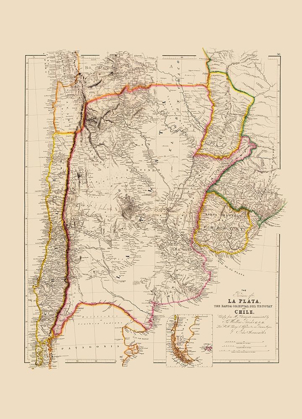 Picture of SOUTH AMERICA - ARROWSMITH 1844