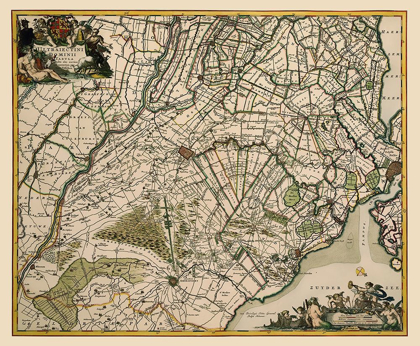 Picture of UTRECHT PROVINCE NETHERLANDS - VISSCHER 1681