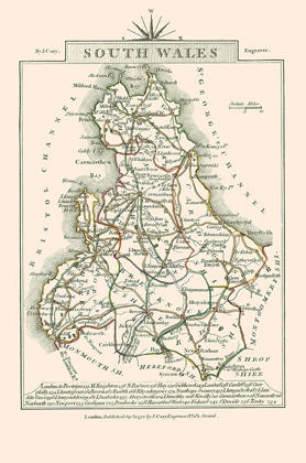 Picture of SOUTH WALES - CARY 1792