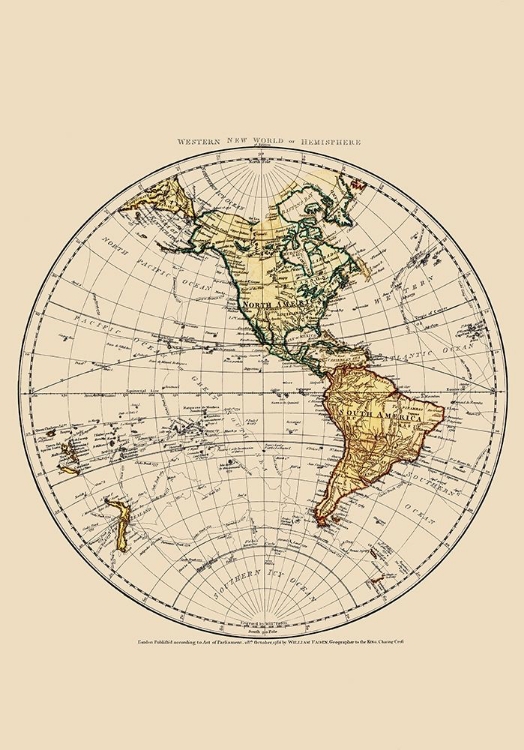 Picture of WESTERN HEMISPHERE - FADEN 1786