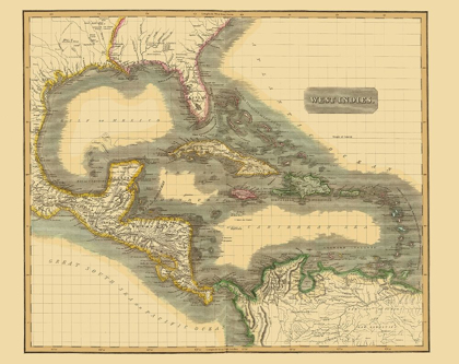 Picture of WEST INDIES CARIBBEAN - THOMSON 1814