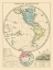 Picture of WESTERN HEMISPHERE - MITCHELL 1869