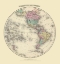 Picture of WESTERN HEMISPHERE - COLTON 1855