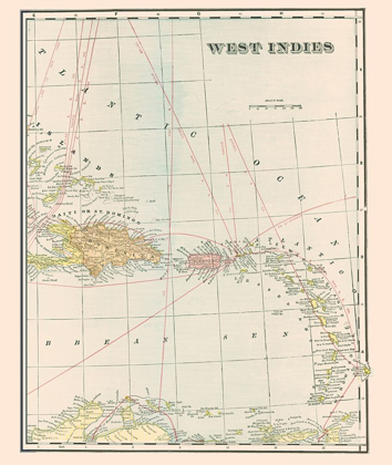 Picture of WEST INDIES - CRAM 1898