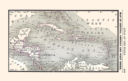 Picture of WEST INDIES CENTRAL AMERICA - ALDEN 1886