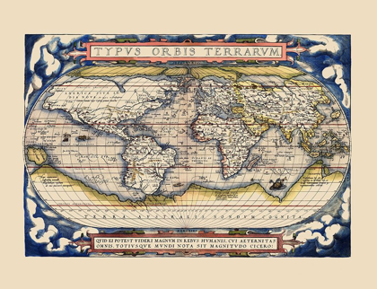 Picture of WORLD - ORTELIUS 1598