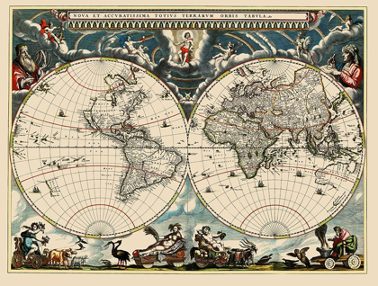 Picture of WORLD - BLAEU 1662