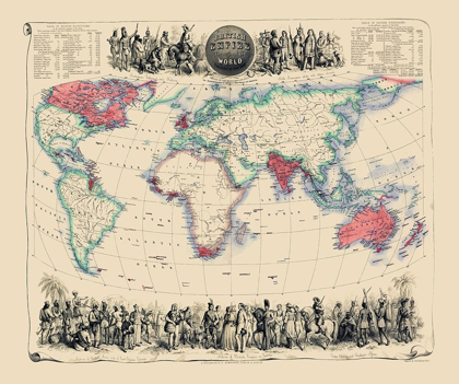 Picture of BRITISH EMPIRE THROUGHOUT WORLD - FULLARTON 1864