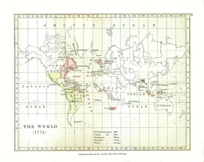 Picture of WORLD IN 1772 - GARDINER 1902