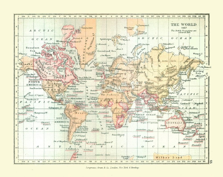 Picture of WORLD IN 1897 - GARDINER 1902