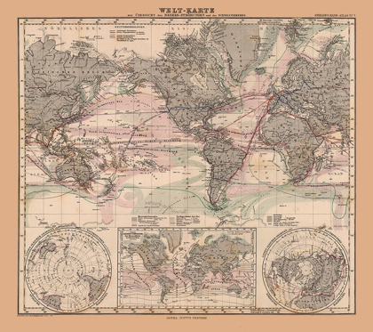 Picture of SEA CURRENTS - STIELER 1885