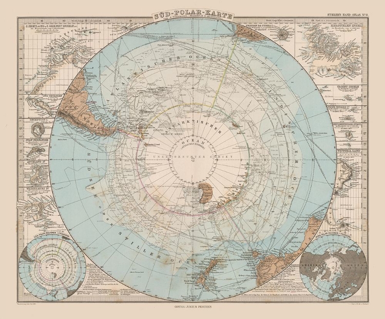 Picture of SOUTH POLE - STIELER 1885