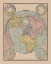 Picture of NORTH SOUTH POLE WORLD - CRAM 1888
