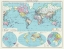 Picture of POLITICAL PLANISPHERE - SCHRADER 1908