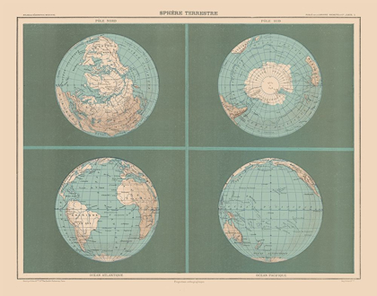 Picture of TERRESTRIAL SPHERE - SCHRADER 1908