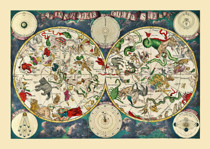 Picture of CELESTIAL PLANISPHERE WORLD